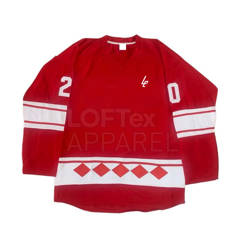 Sports wear Men Ice Hockey Jersey Premium Quality Ice Hockey Jersey Customized Logo Adult Wear Jersey