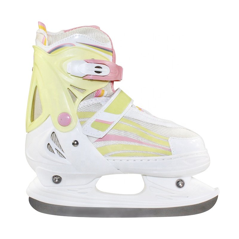 OEM Brand Cold Resistant PVC Upper Ice Hockey Skating Shoes For Girls