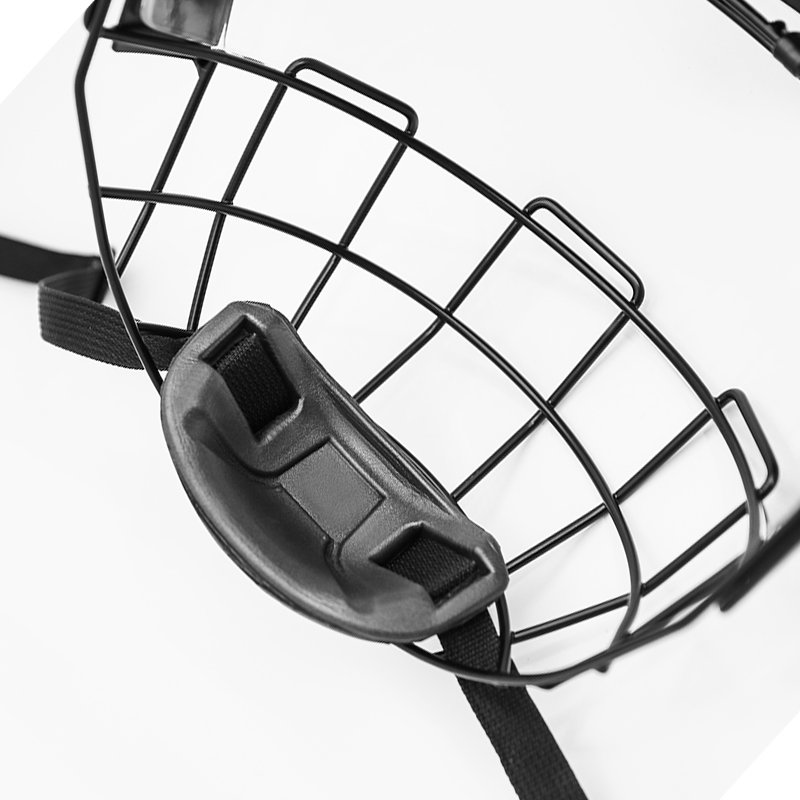 Senior Ice Hockey Full Face Protection Gear 3D Printed Liner And A3 Steel Cage Combo Ice Hockey Helmet Player Helmet