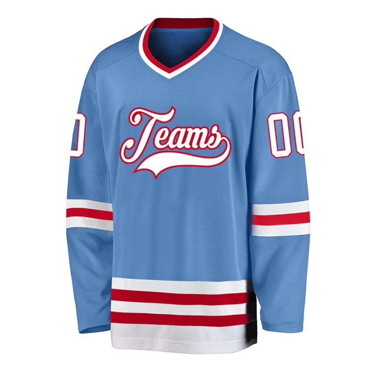 Fashion Hockey Jerseys Custom Design Wholesale Sublimation Mens Team Ice Hockey Jersey Sports Men Ice Hockey Jersey