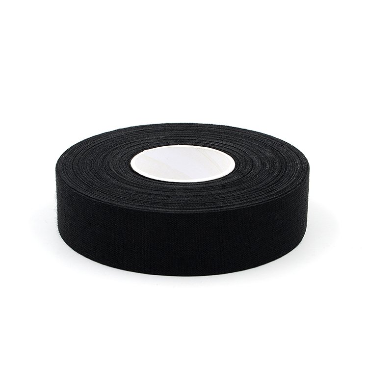 Factory 6 pack black white custom logo fabric cloth ice roller field hockey stick grip anti-skid hands protection adhesive tape