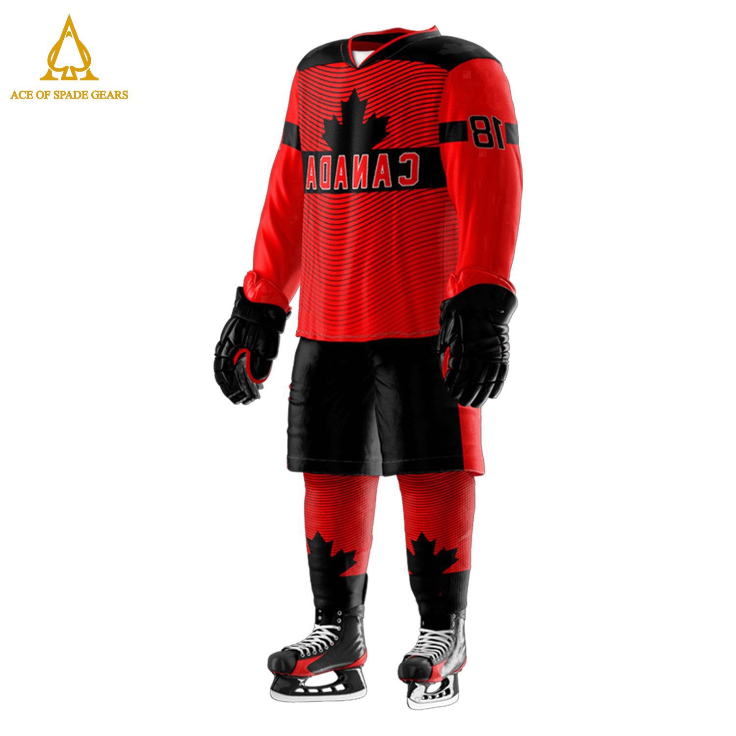 New Style Training Ice Hockey Uniform Sports Apparel Team Wear Ice Hockey Uniform Best Selling Ice Hockey Uniform