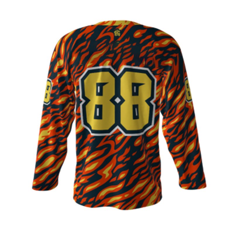 Wholesale Custom Embroidery Applique Ice hockey jersey 100% Polyester hockey jersey