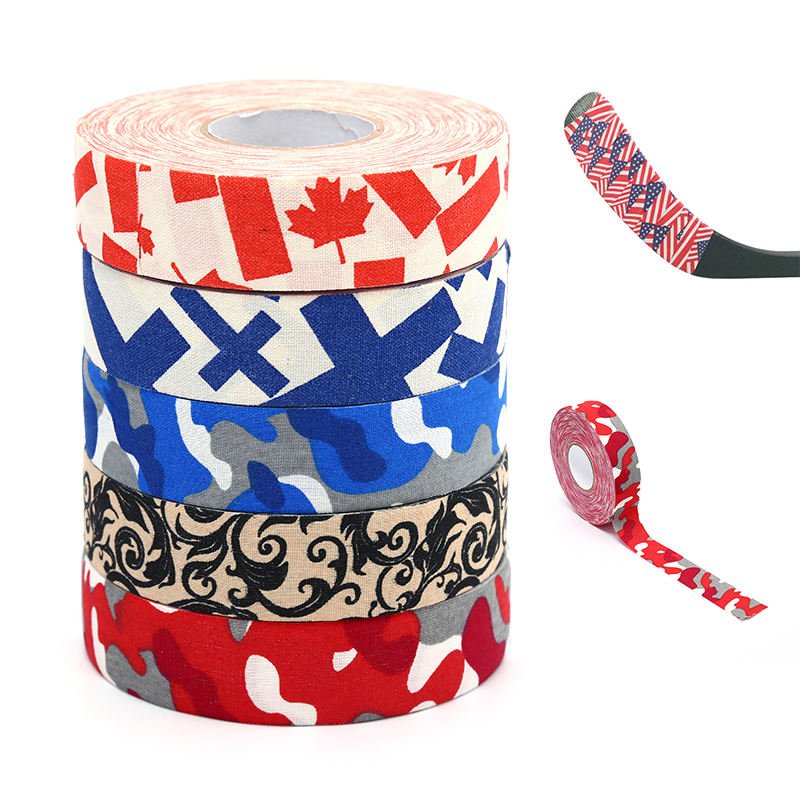 2.5cm*25m custom hockey tapes Colored Athletic Ice Hockey Grip Tape Hockey Stick Tapes