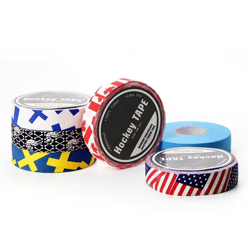 2.5cm*25m custom hockey tapes Colored Athletic Ice Hockey Grip Tape Hockey Stick Tapes