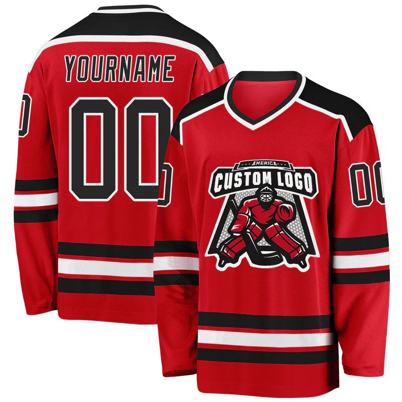 plain embroidery chiefs hockey jersey custom sublimated hockey jersey team hockey jersey