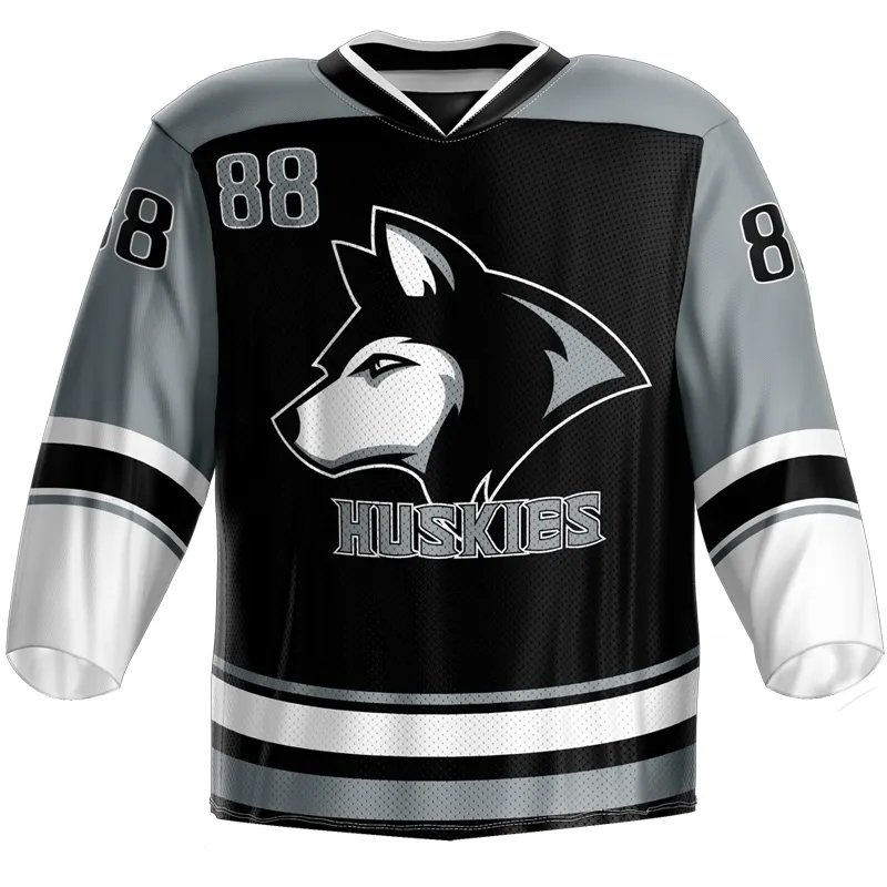 Custom Sublimation Printing Breathable Shirts Tops Oem Men's ICE Hockey Jersey