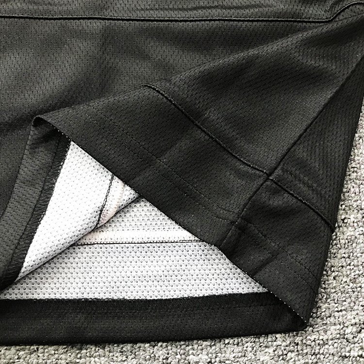 OEM Custom Logo Quick Dry Black Youth Sports Ice Hockey Jersey with Number for Adults Blank Jersey for Team Name