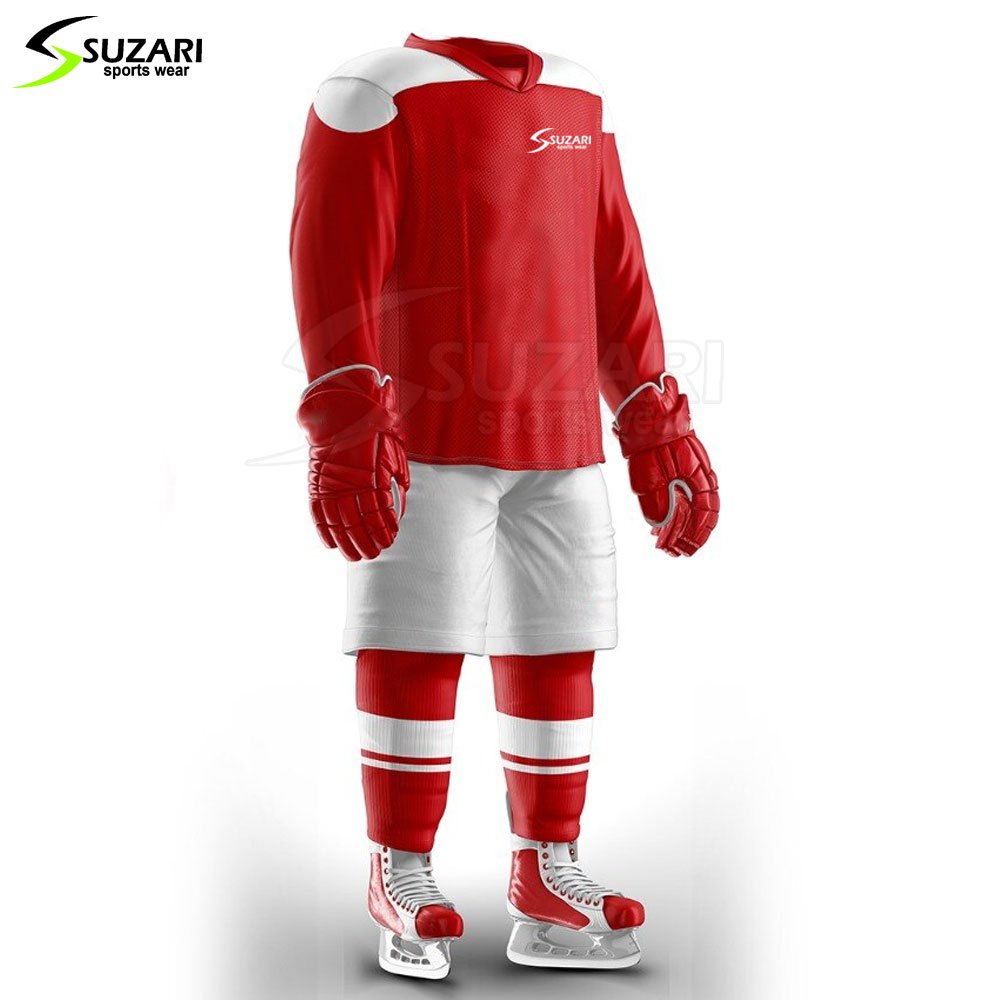 Pakistan Made Men's Ice Hockey Uniforms Plus Size Sports Clothing with Custom Design for Training OEM Team Name Price