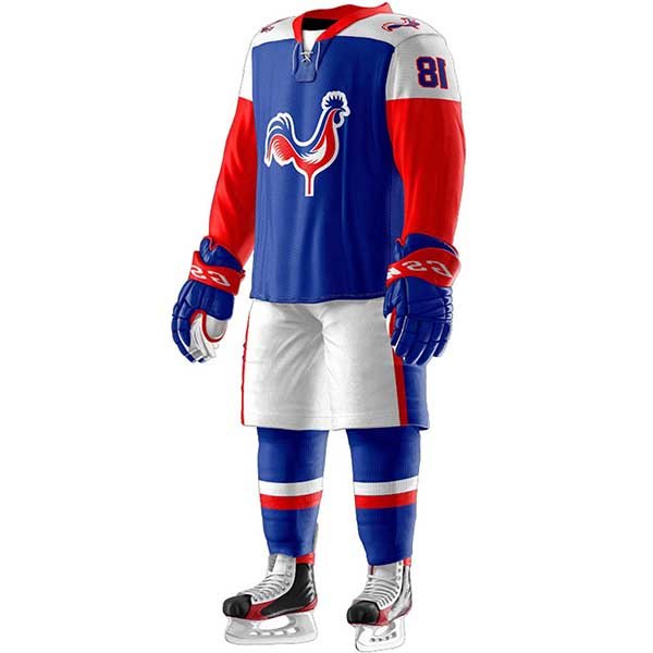 2024 Unisex Professional Made Light Weight Ice Hockey Uniform New Style Sports Clothing with OEM Team Name Printing