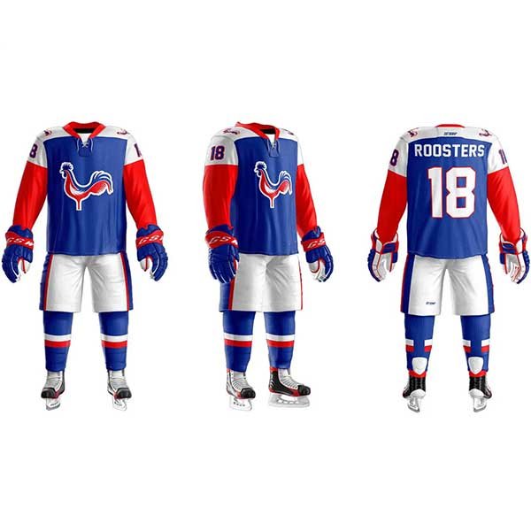 2024 Unisex Professional Made Light Weight Ice Hockey Uniform New Style Sports Clothing with OEM Team Name Printing