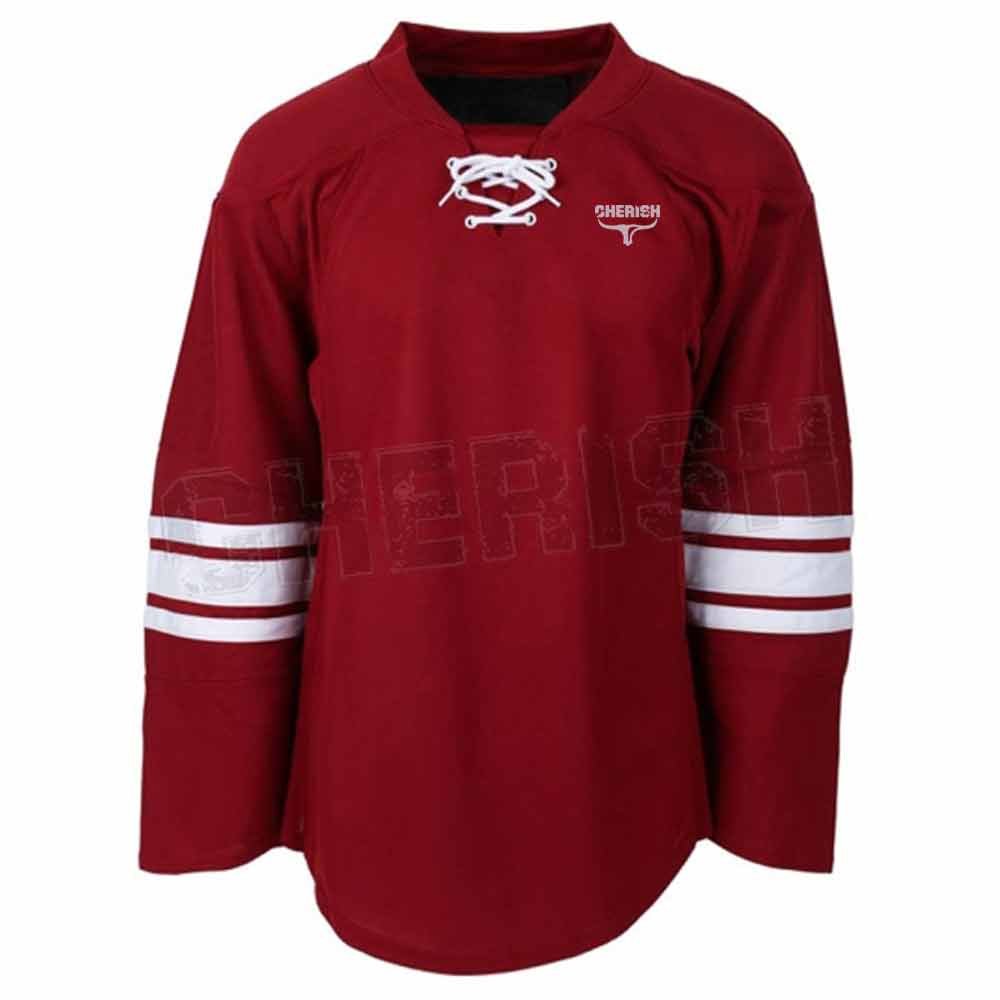 Ice Hockey Jersey Wholesale 100% Polyester Cheap Team Blank Hockey Jersey 2024 new style ice hockey jersey