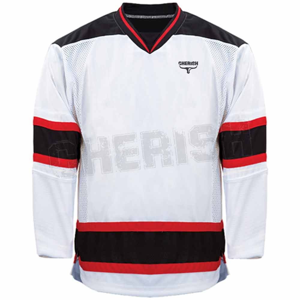 Ice Hockey Jersey Wholesale 100% Polyester Cheap Team Blank Hockey Jersey 2024 new style ice hockey jersey