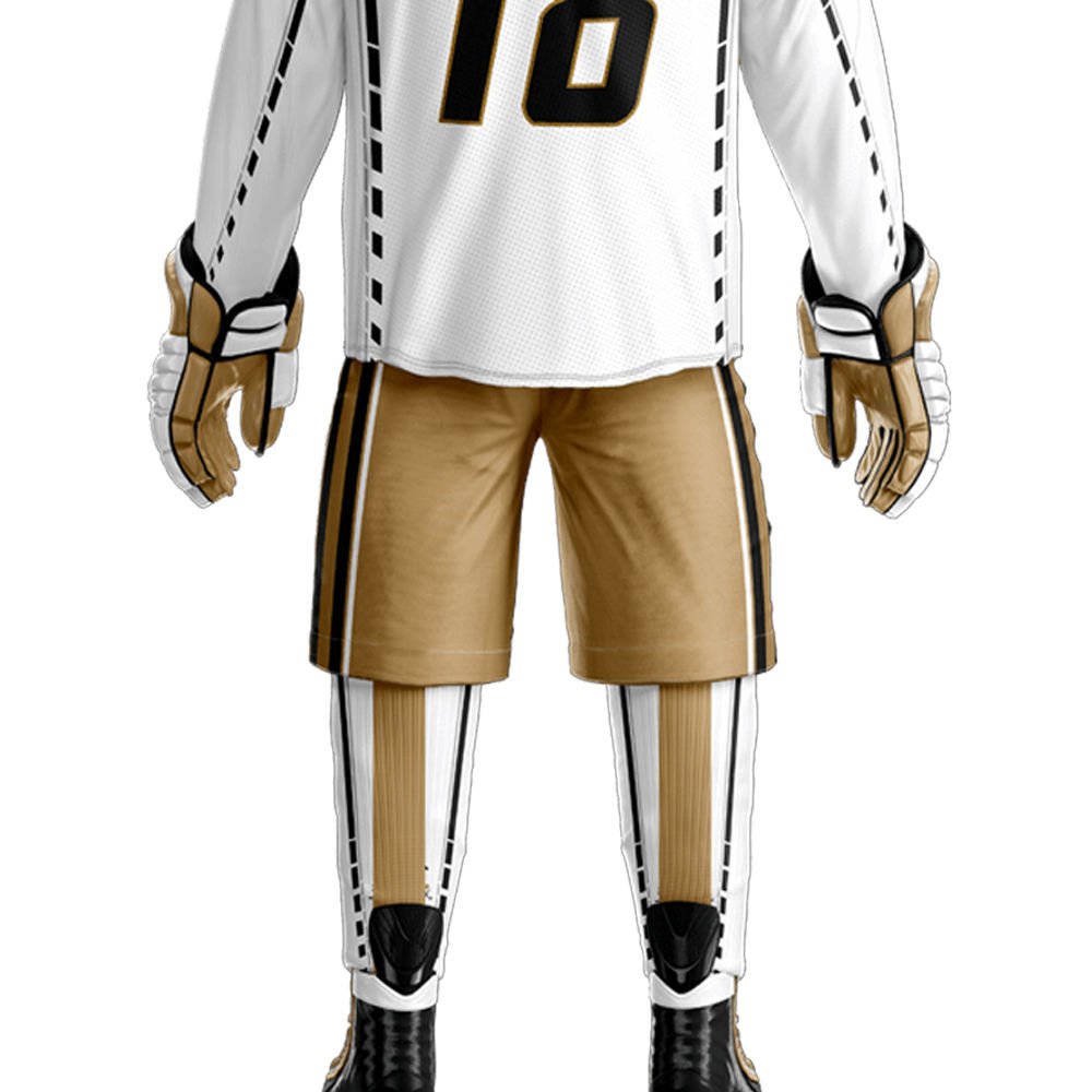 New Arrival Black And White Color Customized Design Hot Sale Breathable Men Sports Wear High Quality Ice Hockey Uniform