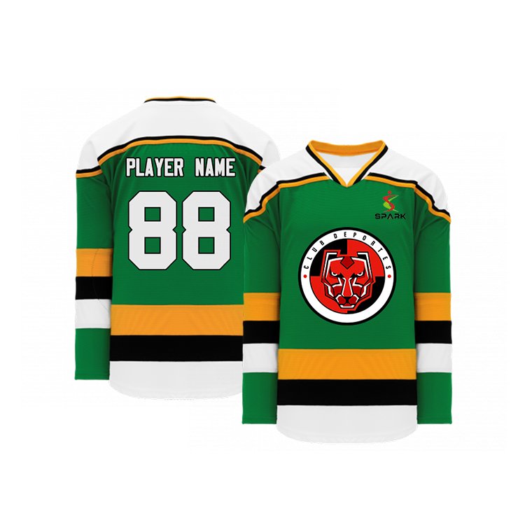 Custom Ice Hockey Embroidery Patches Team Hockey Jersey Wear Wholesale Sublimation Ice Hockey Uniform