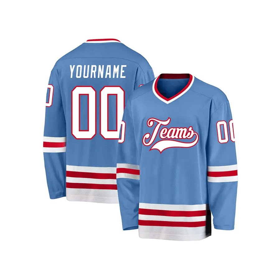 Professional OEM Manufacturer Ice Hockey Jersey Customized Design Blank polyester Ice Hockey Jersey For Men