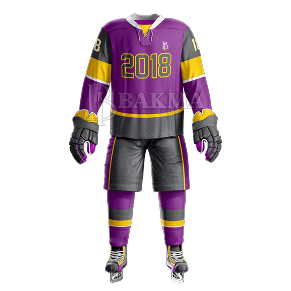 Customized Men Ice Hockey Uniform Latest Style Ice Hockey Uniform For Youth Best Selling Ice Hockey Uniform