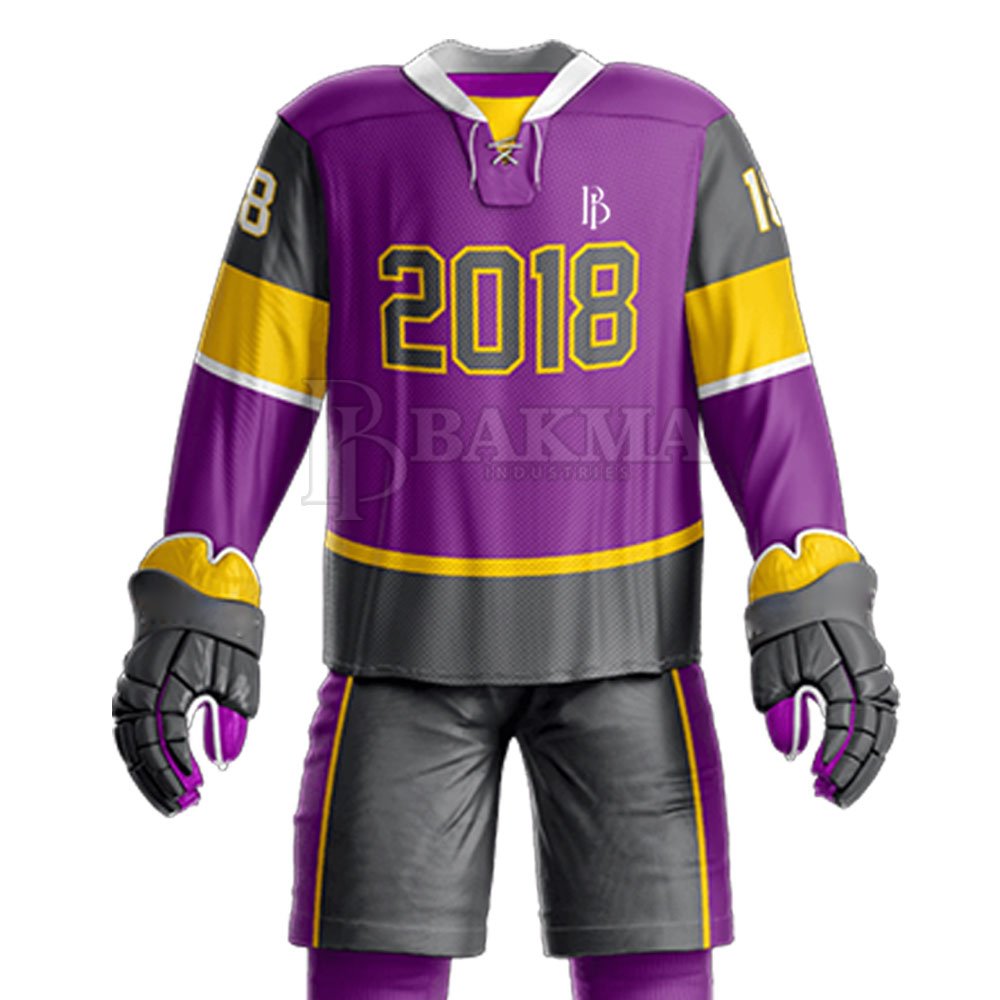 Customized Men Ice Hockey Uniform Latest Style Ice Hockey Uniform For Youth Best Selling Ice Hockey Uniform