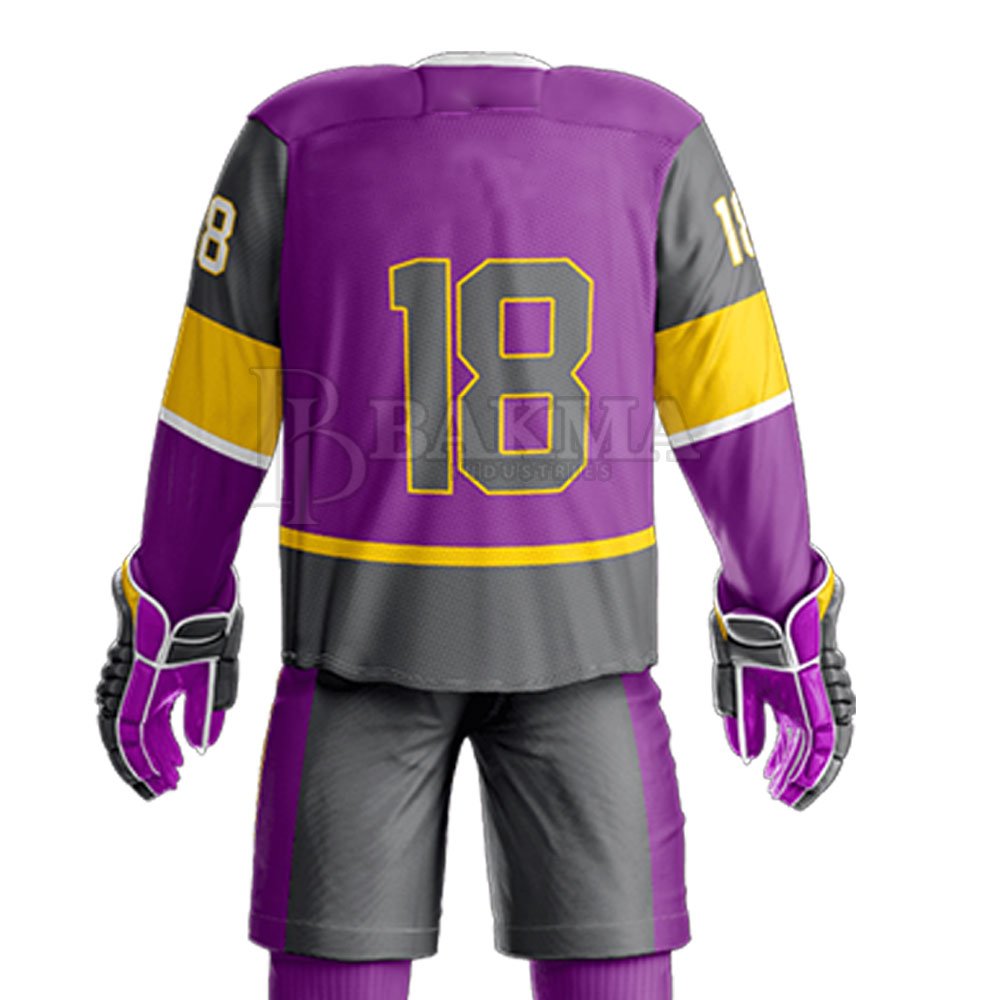 Customized Men Ice Hockey Uniform Latest Style Ice Hockey Uniform For Youth Best Selling Ice Hockey Uniform