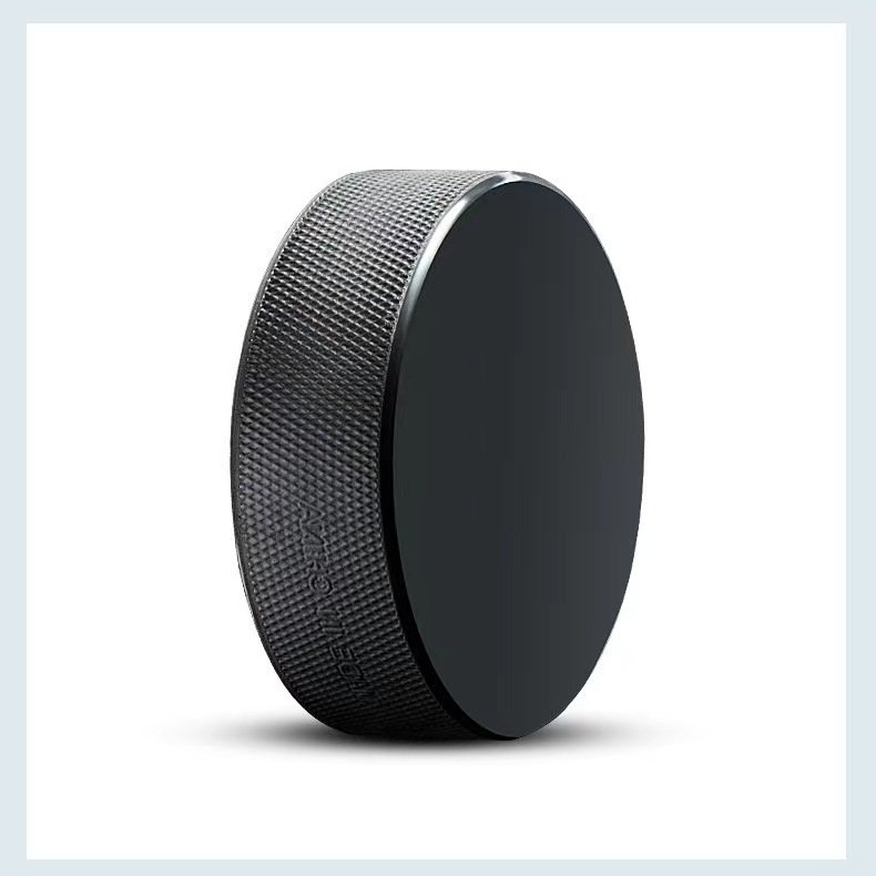 Custom Label Ice Hockey Ball Factory Wholesale Eco-friendly durable Black rubber training Ice Hockey puck With Favorable Price