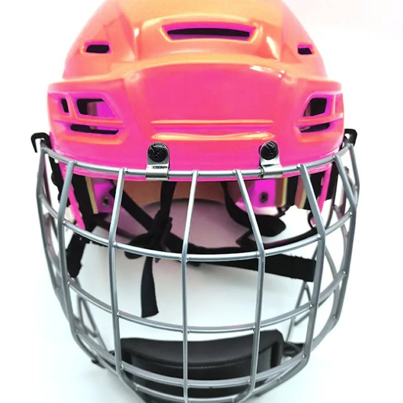 Adjustable Ice Hockey Helmet & Mask Combo For Unisex Adult Luxury Color & Face Combo For Men & Women