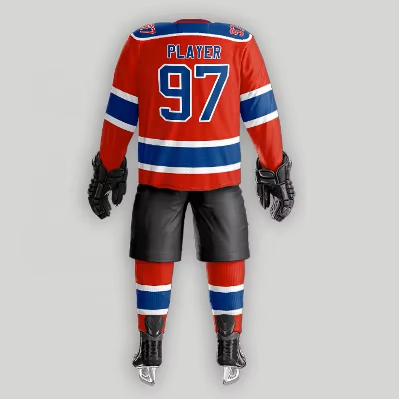 Custom Sublimation sports Ice Hockey Uniform Oversize Wholesale Ice Hockey Uniforms Including Jersey Socks And Short MS-IHU-01