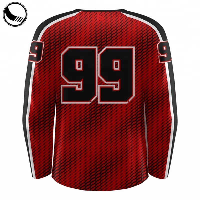 college plain custom reversible hockey jerseys