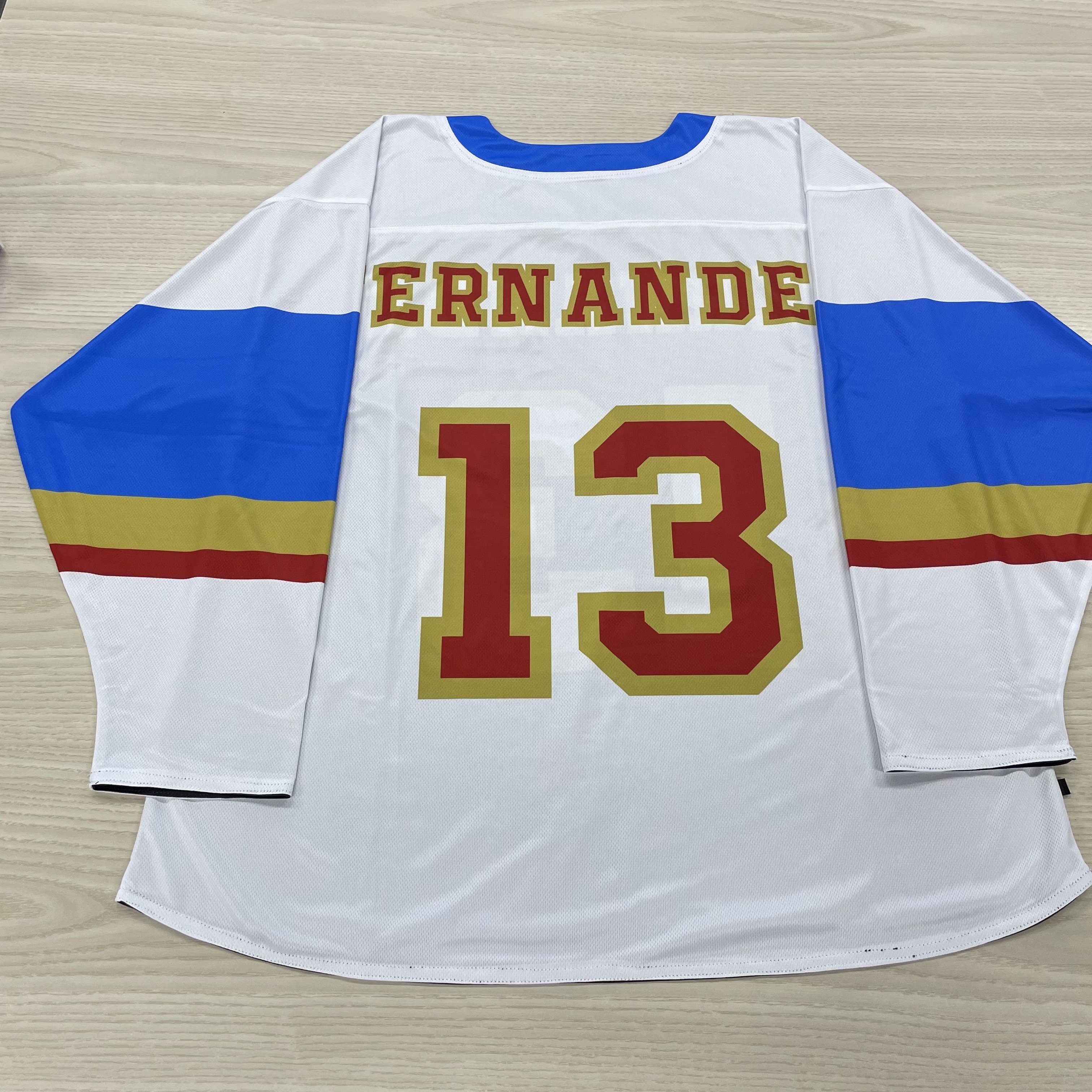 Reversible sublimation logo Hockey jersey blank Hockey jersey hoodie blank hockey jersey