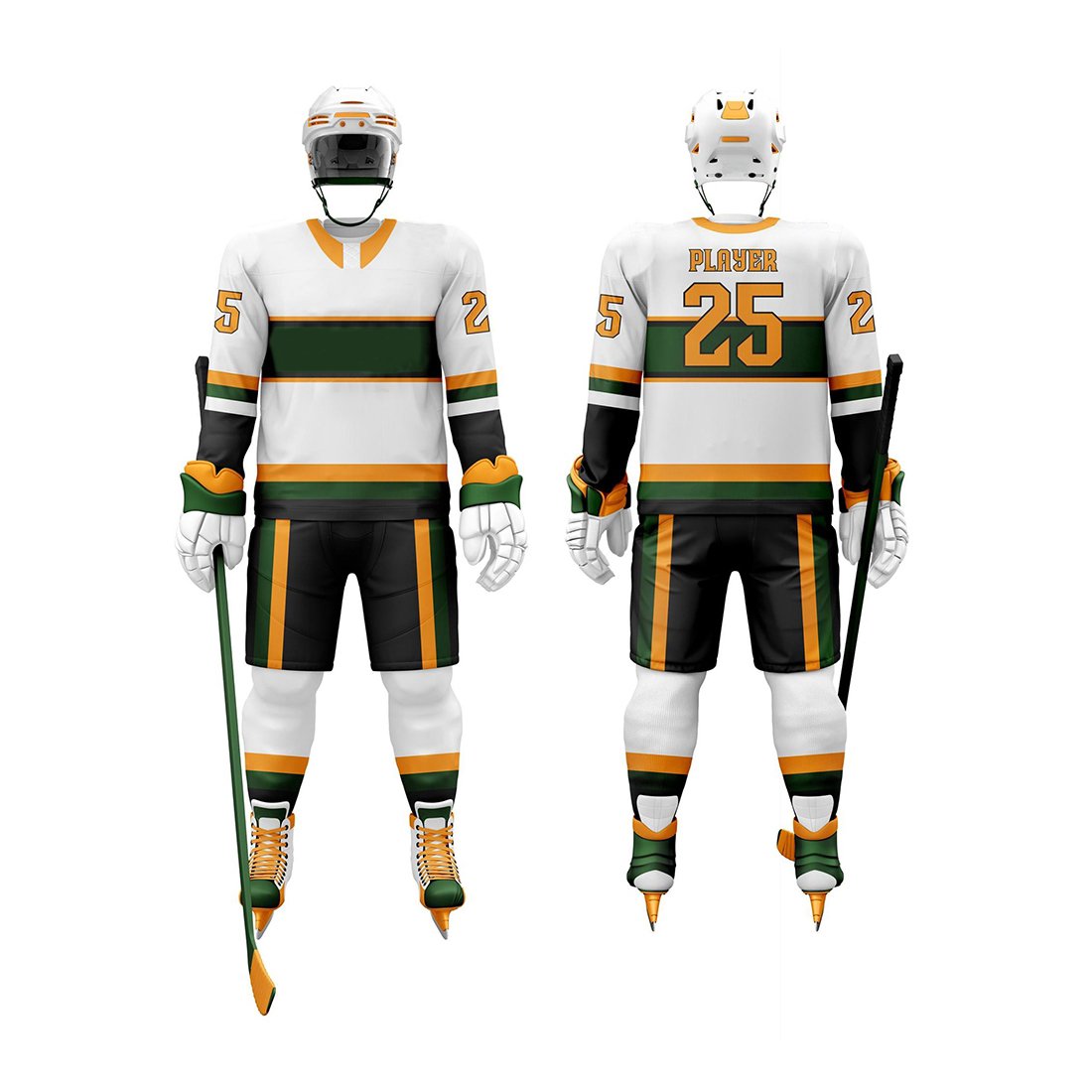 Make Your Own Comfortable Premium Quality New Arrival Custom Logo Or Team Name Printed Ice Hockey Uniforms