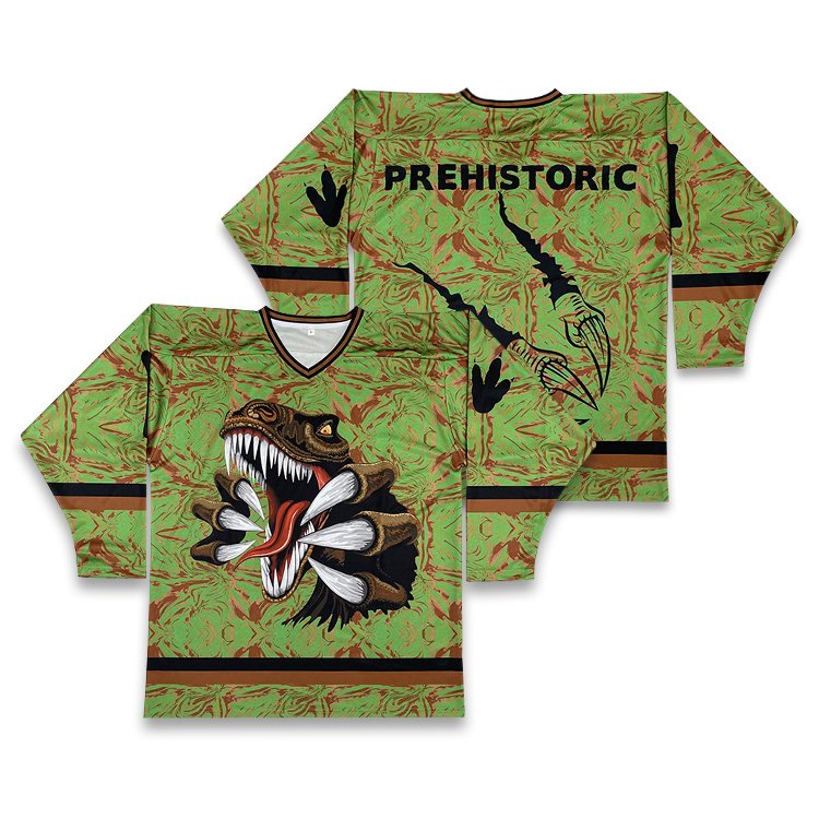 Custom Retro Unique Hockey Jerseys Sublimation Design Cropped Boxy Ice Hockey Shirts