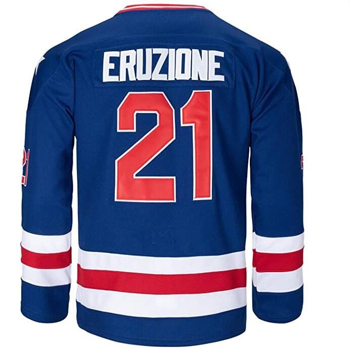 Embroidery USA Design Own Team Name Number Ice Hockey Jersey Quick Dry Mesh Fabric Ice Hockey Sublimation Jersey Custom Logo