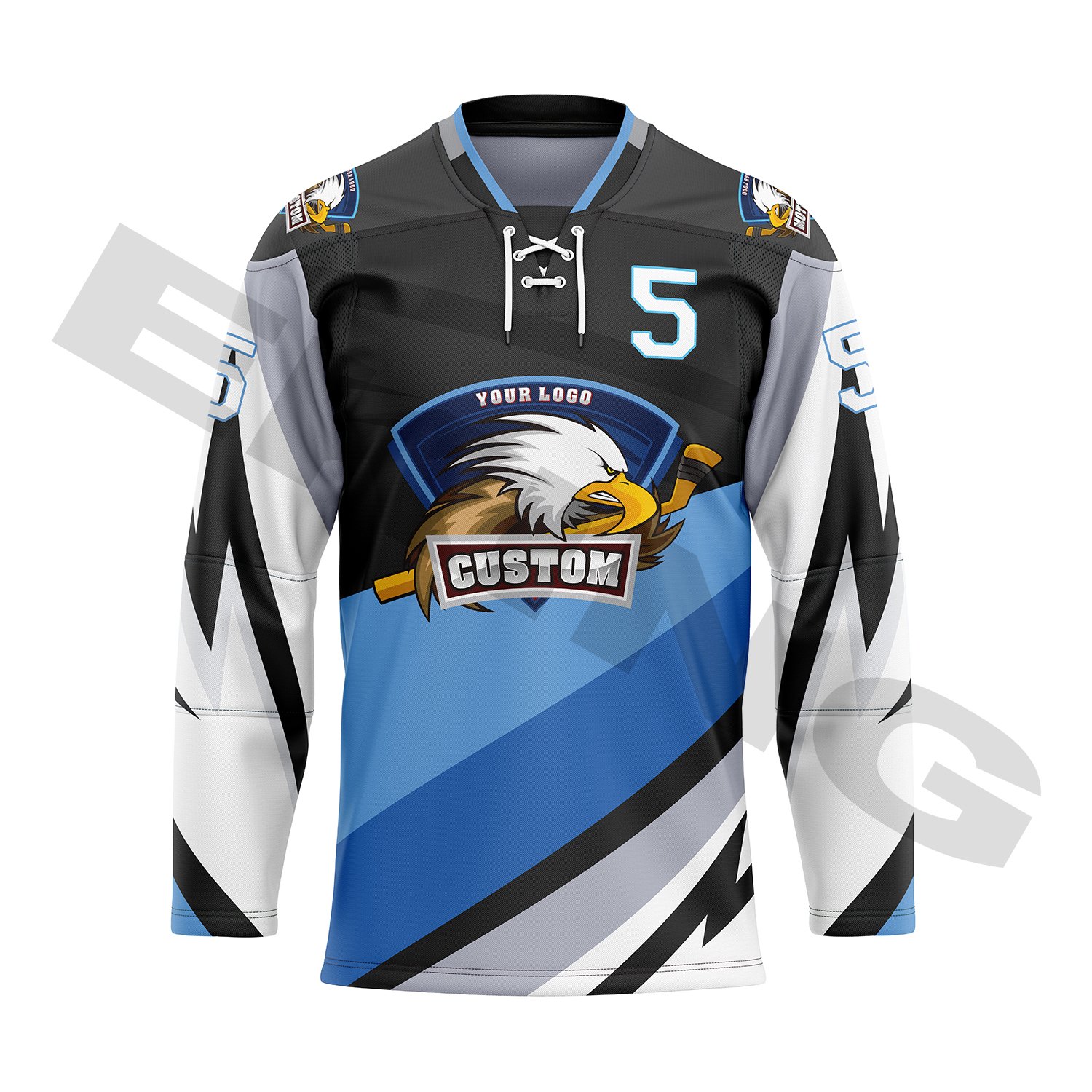 Custom oem stitched vintage twill embroidered youth double sided mens team inline reversible custom sublimated ice hockey jersey