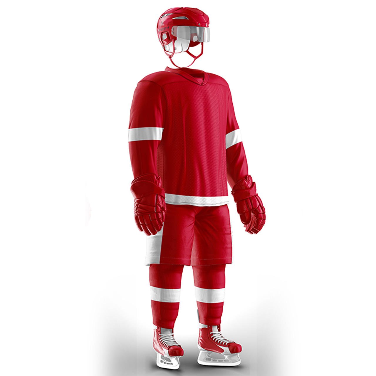 Factory Direct Sale Retro High Quality Soft Creative Printing Men Ice Hockey Jersey Set