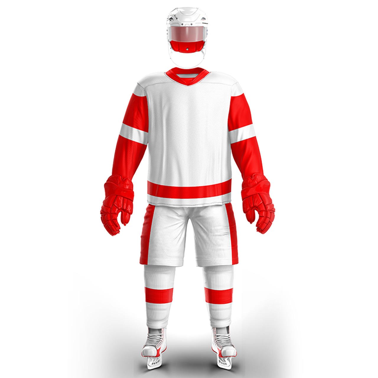 Factory Direct Sale Retro High Quality Soft Creative Printing Men Ice Hockey Jersey Set