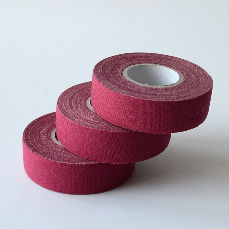 Colorful cheap wholesale price custom logo printing anti slip composite cotton cloth strapping ice hockey stick tape 25mm width