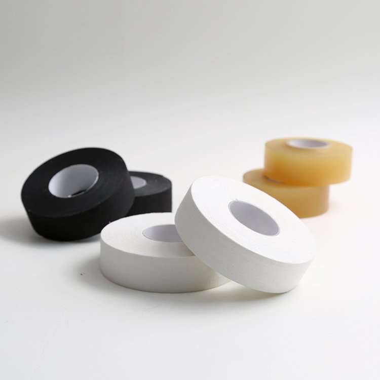Colorful cheap wholesale price custom logo printing anti slip composite cotton cloth strapping ice hockey stick tape 25mm width