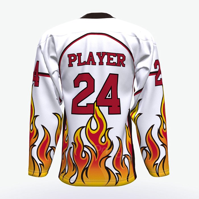 China Manufacturer OEM Design Professional Polyester Hockey Uniform Customized Embroidery Tackle Twill Logo Ice Hockey Jersey