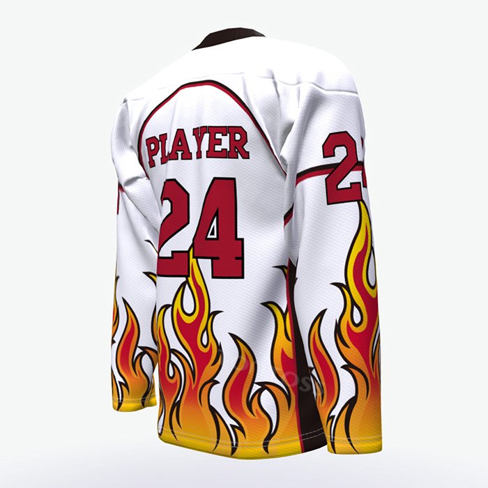 China Manufacturer OEM Design Professional Polyester Hockey Uniform Customized Embroidery Tackle Twill Logo Ice Hockey Jersey