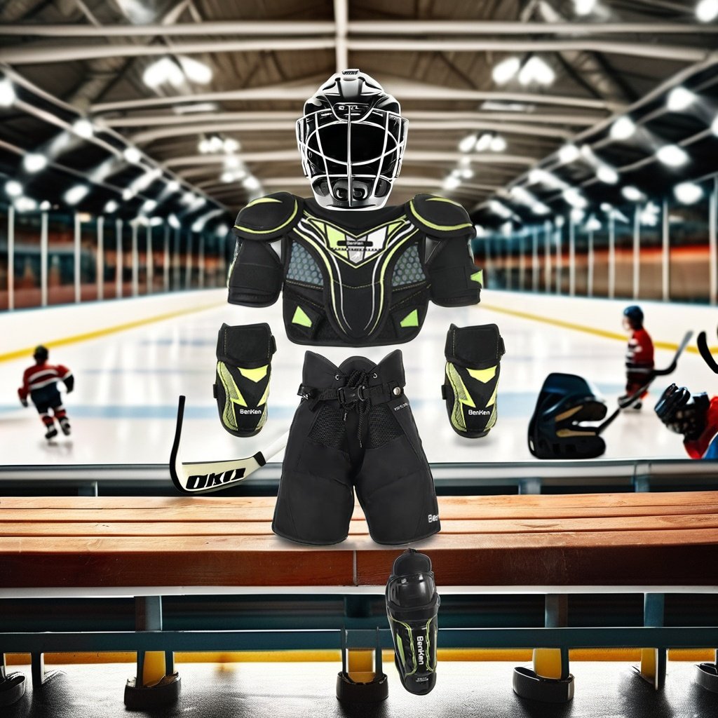 Benken sports protective gear Professional Style Kids & Youth Ice Hockey Gear Sports Equipment for Lacrosse & Ice Hockey