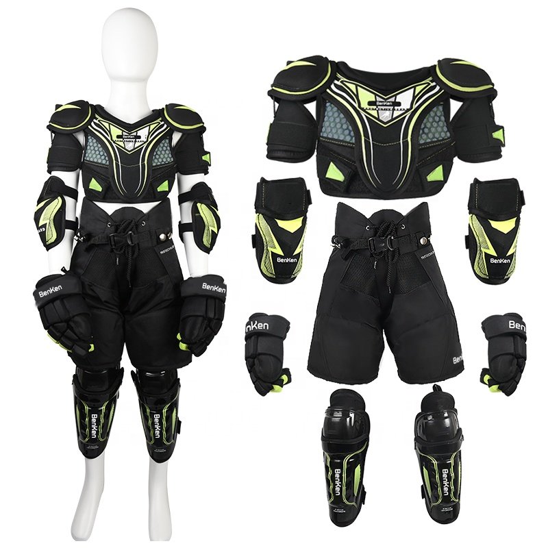 Benken sports protective gear Professional Style Kids & Youth Ice Hockey Gear Sports Equipment for Lacrosse & Ice Hockey