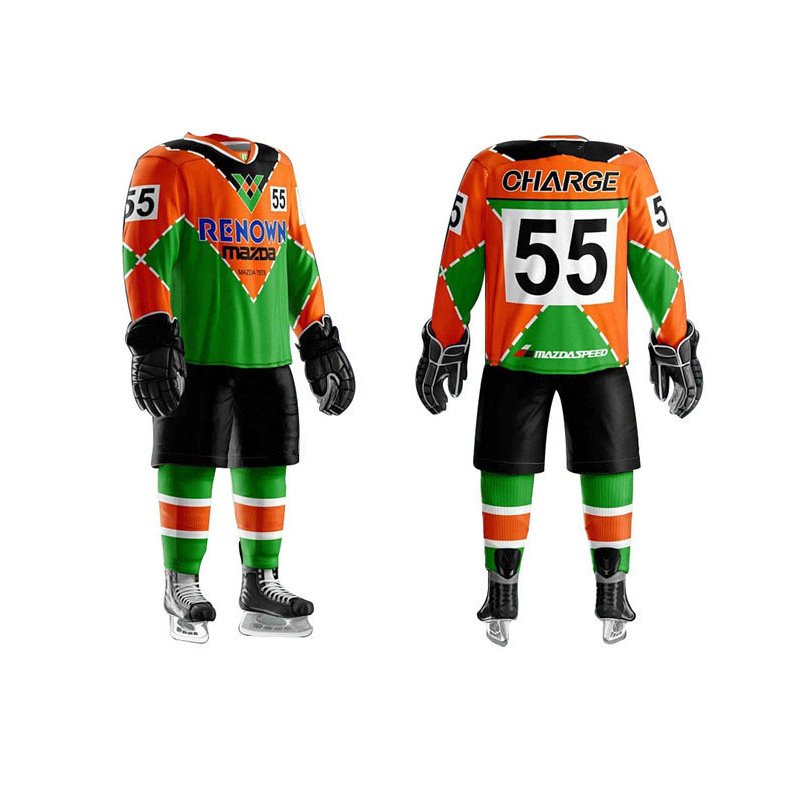 Classical Design Customized Hot Selling Portable Quality Best Seller Your Team Sublimation Men Ice Hockey Uniform