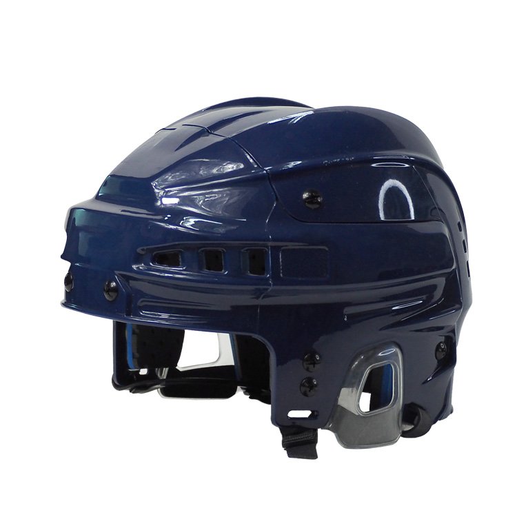 High Quality hockey helmet with chin strap Custom Non-brand Adult White Blue multi-sport ice hockey helmet