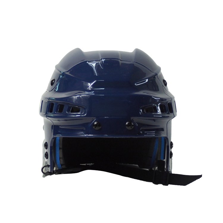 High Quality hockey helmet with chin strap Custom Non-brand Adult White Blue multi-sport ice hockey helmet