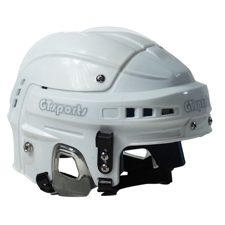 High Quality hockey helmet with chin strap Custom Non-brand Adult White Blue multi-sport ice hockey helmet