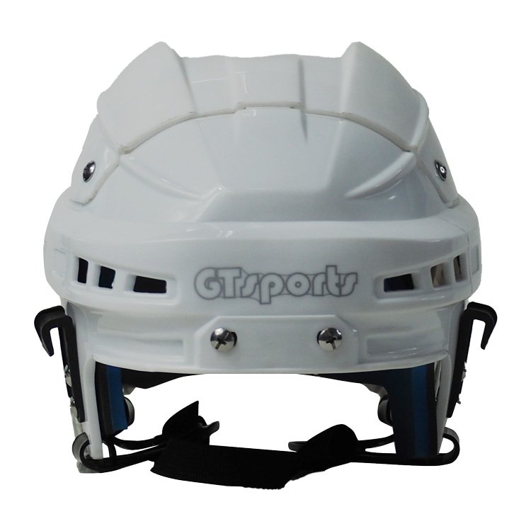 High Quality hockey helmet with chin strap Custom Non-brand Adult White Blue multi-sport ice hockey helmet