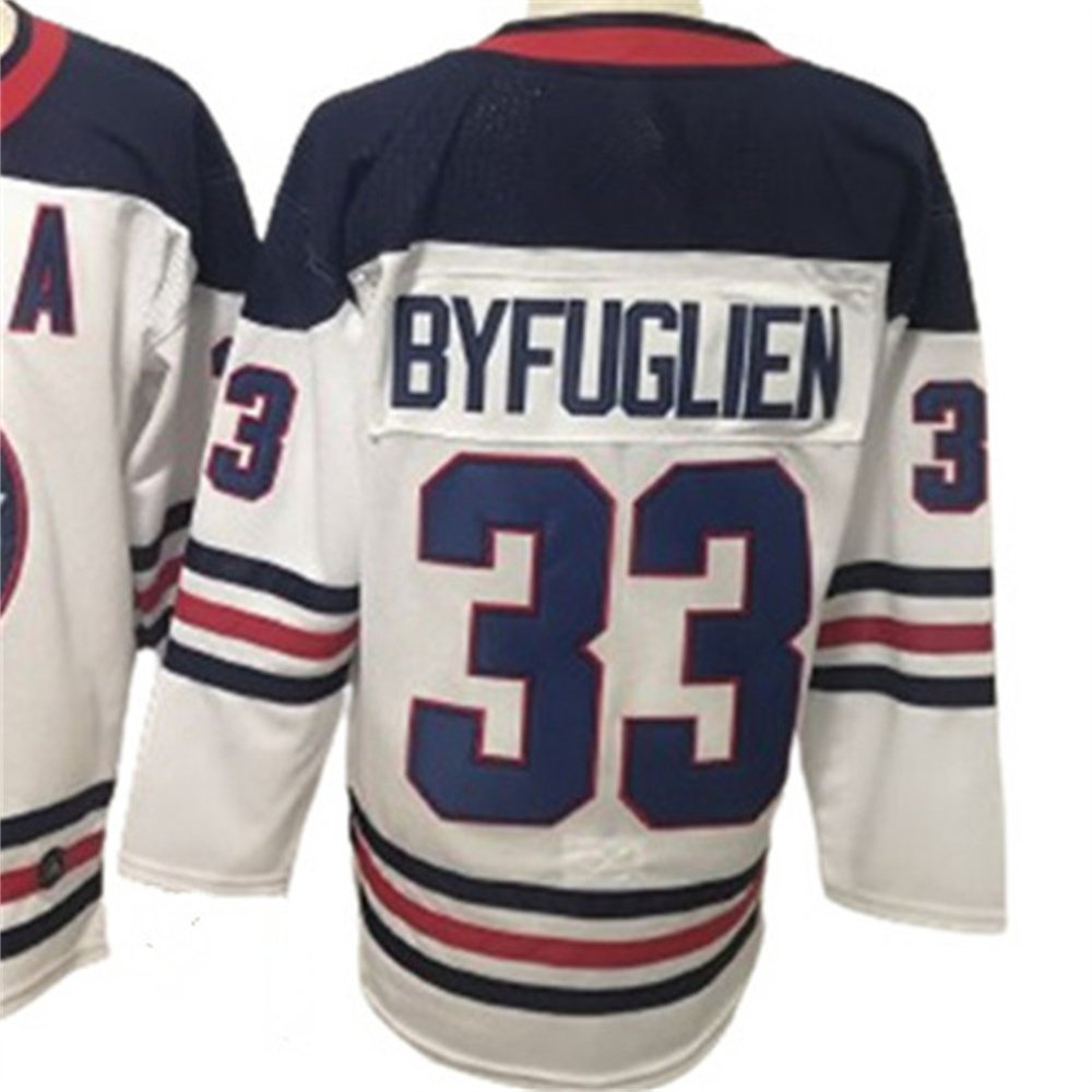 Custom team Hockey Jerseys 33# BYFUGLIEN 29# LAINE 26# WHEELER 55# SCHEIFELE Hockey Jersey Embroidery Shirts Sports Wear