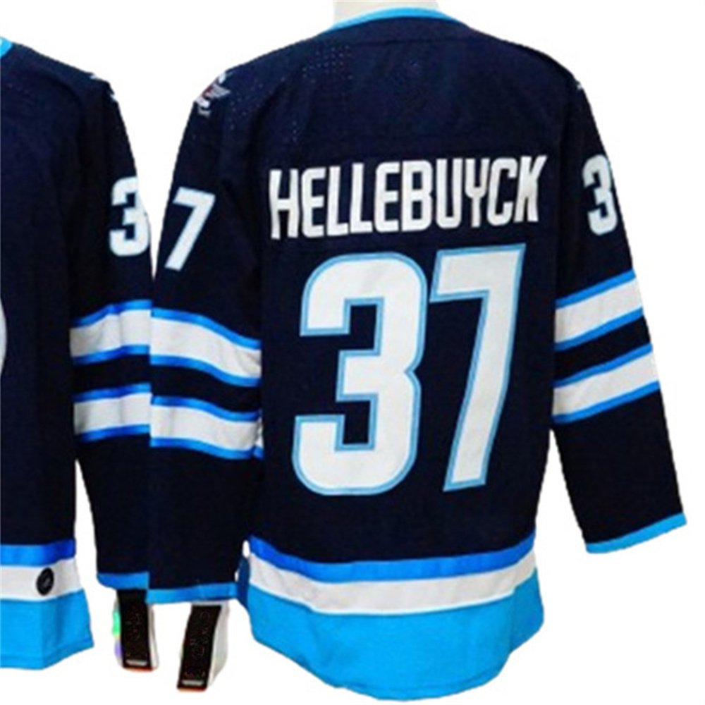 Custom team Hockey Jerseys 33# BYFUGLIEN 29# LAINE 26# WHEELER 55# SCHEIFELE Hockey Jersey Embroidery Shirts Sports Wear