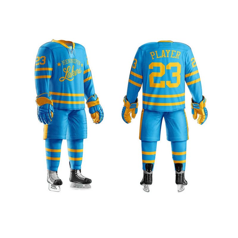 Good quality autumn winter custom made cheap sublimation printing team ice hockey jersey