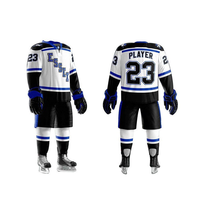 Good quality autumn winter custom made cheap sublimation printing team ice hockey jersey