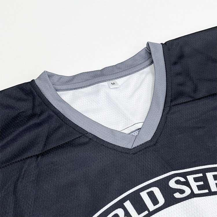 Custom Sublimated Team Logo Ice Hockey Jersey Retro Patchwork Design Street Hockey Jersey